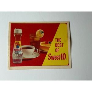 Vintage Pillsbury Sweet 10 Recipe Booklet The Best of Sweet 10 1960s Ephemera
